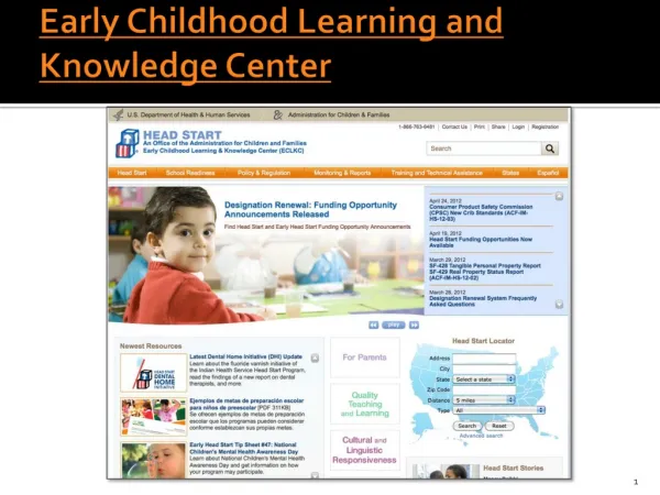 Early Childhood Learning and Knowledge Center