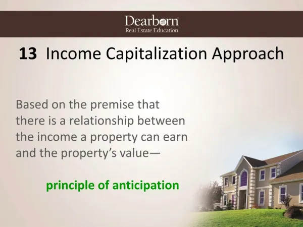 13 Income Capitalization Approach