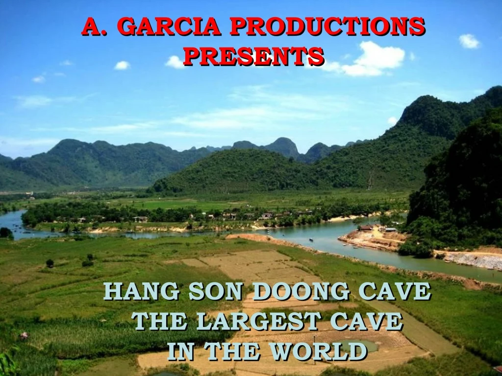 a garcia productions presents