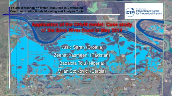 Application of the CHyM model: Case study of the Sava River flood in May 2014