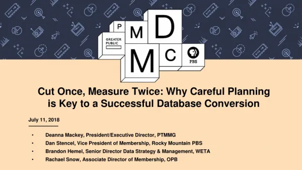 Cut Once, Measure Twice: Why Careful Planning is Key to a Successful Database Conversion