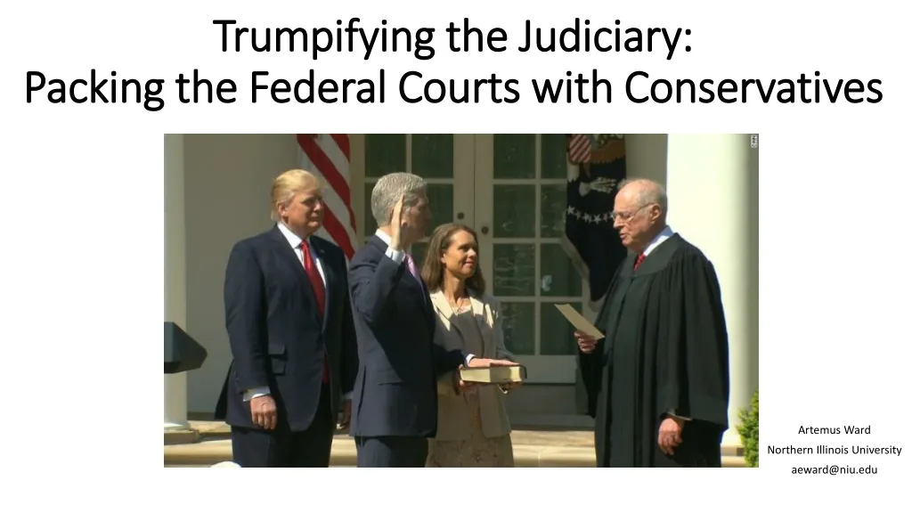 trumpifying the judiciary packing the federal courts with conservatives