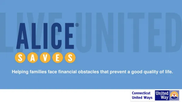 Helping families face financial obstacles that prevent a good quality of life.