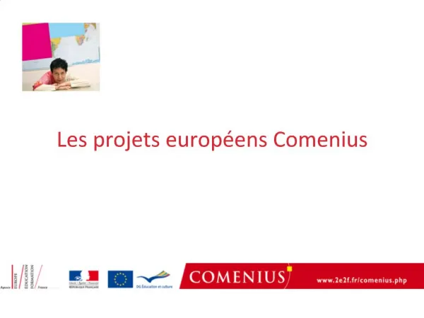 Les projets europ ens Comenius