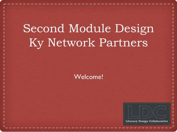 Second Module Design Ky Network Partners