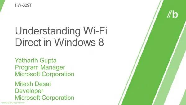 Understanding Wi-Fi Direct in Windows 8