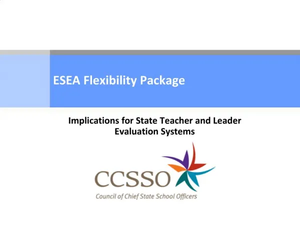 ESEA Flexibility Package