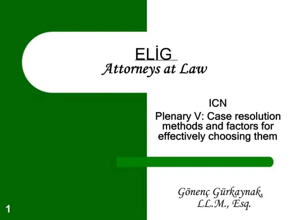 ELIG Attorneys at Law