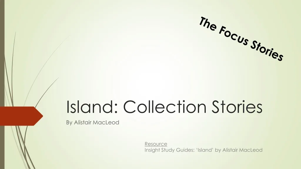 island collection stories