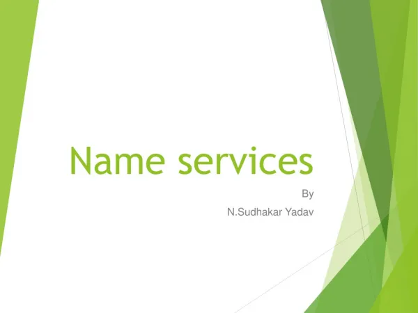 Name service s