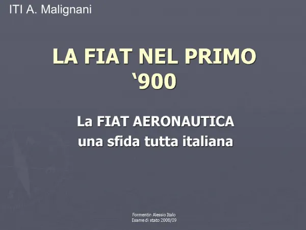 LA FIAT NEL PRIMO 900