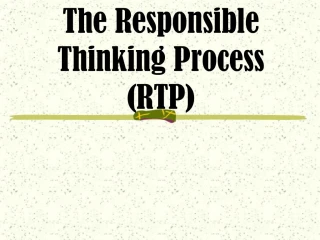 The Responsible Thinking Process RTP - slide 1