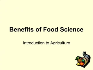 Benefits of Food Science - slide 1