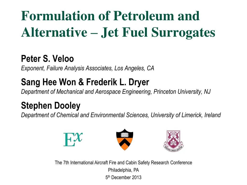 formulation of petroleum and alternative jet fuel surrogates
