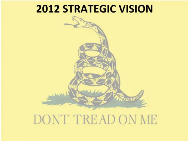 2012 STRATEGIC VISION