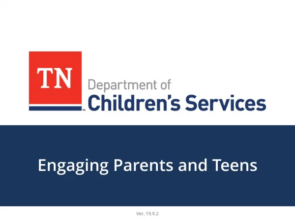 Engaging Parents and Teens