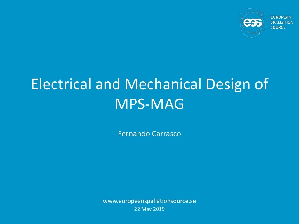 electrical and mechanical design of mps mag