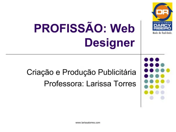 PROFISS O: Web Designer