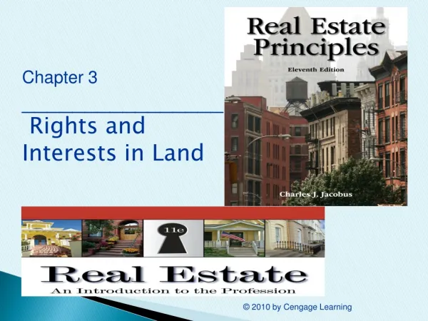 Chapter 3 ________________ Rights and Interests in Land