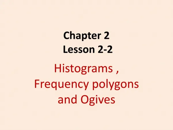 Chapter 2 Lesson 2-2