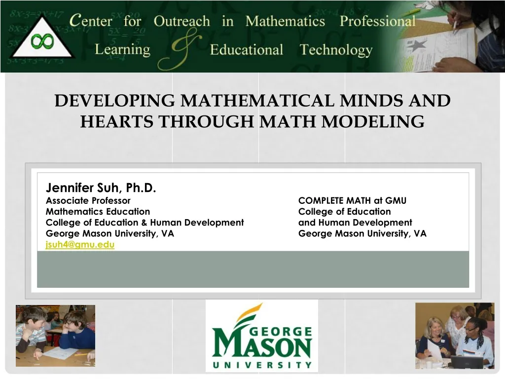 developing mathematical minds and hearts through math modeling