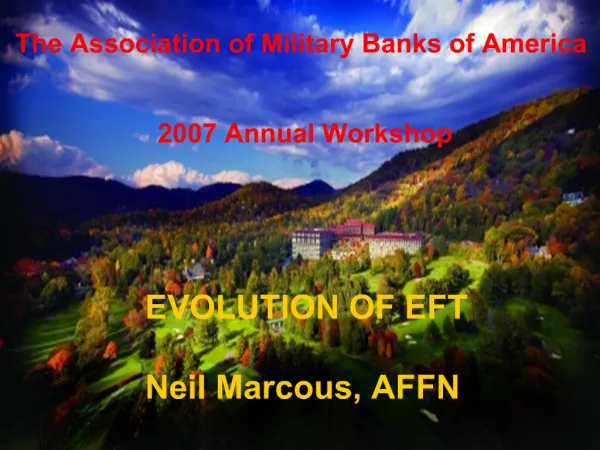 The Association of Military Banks of America