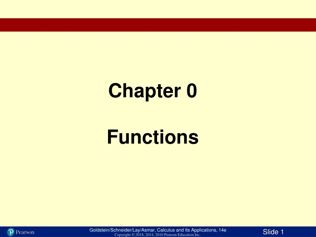 chapter 0 functions