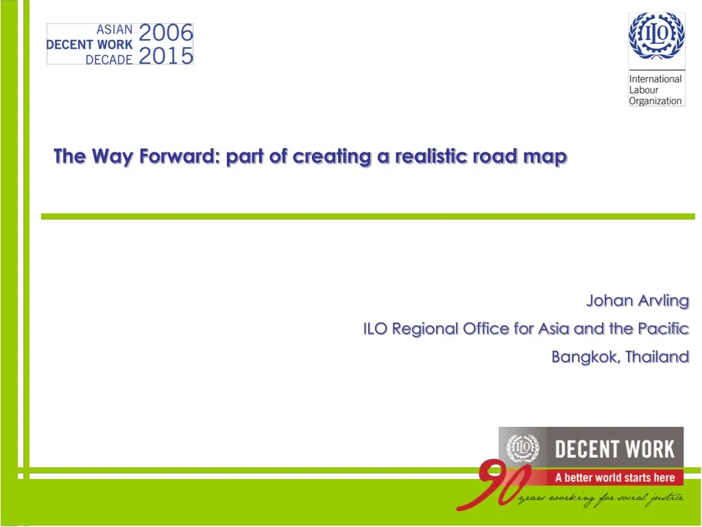 the way forward part of creating a realistic road