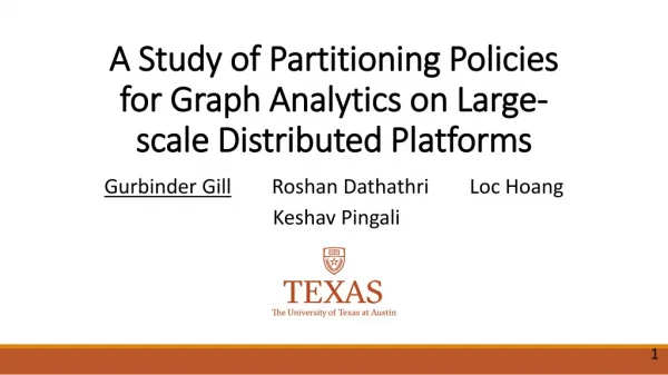 A Study of Partitioning Policies for Graph Analytics on Large-scale Distributed Platforms
