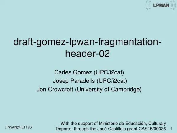 draft-gomez-lpwan-fragmentation-header-02