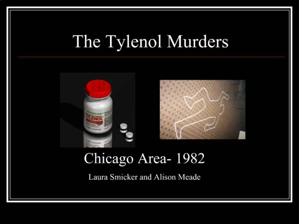 The Tylenol Murders