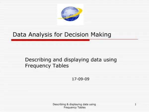 Data Analysis for Decision Making