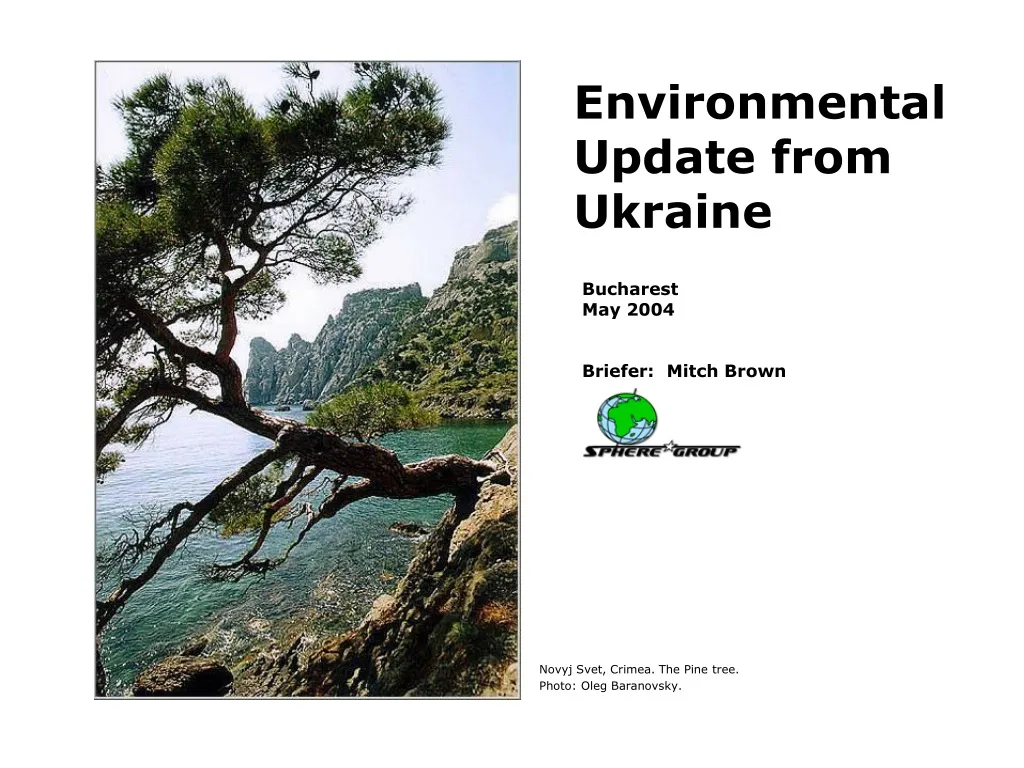 environmental update from ukraine