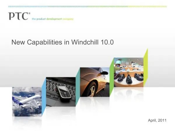 New Capabilities in Windchill 10.0