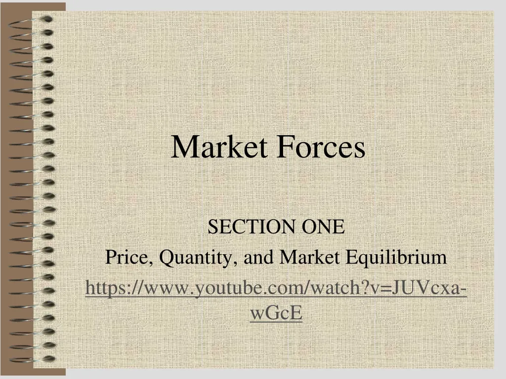 market forces