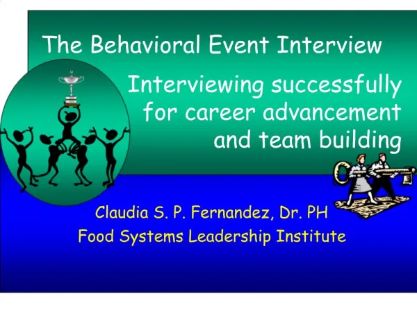 The Behavioral Event Interview