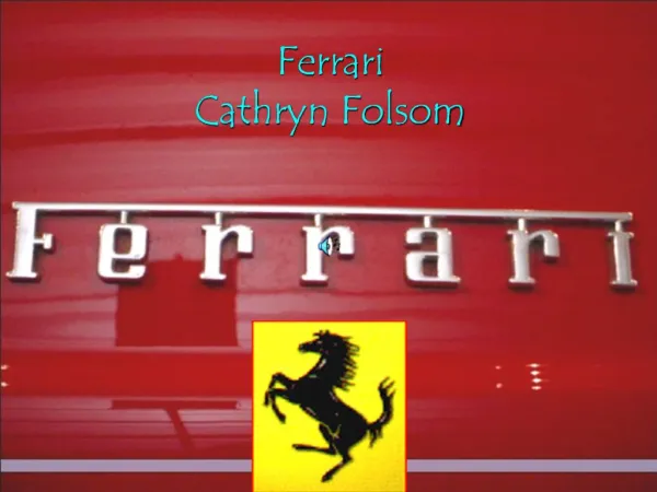 Ferrari Cathryn Folsom
