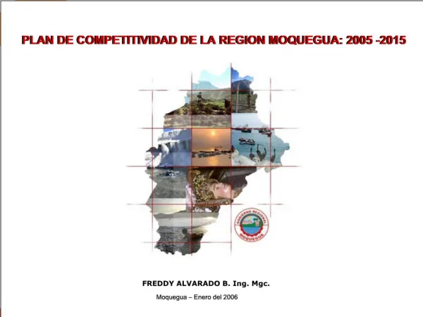 PLAN DE COMPETITIVIDAD DE LA REGION MOQUEGUA: 2005 -2015