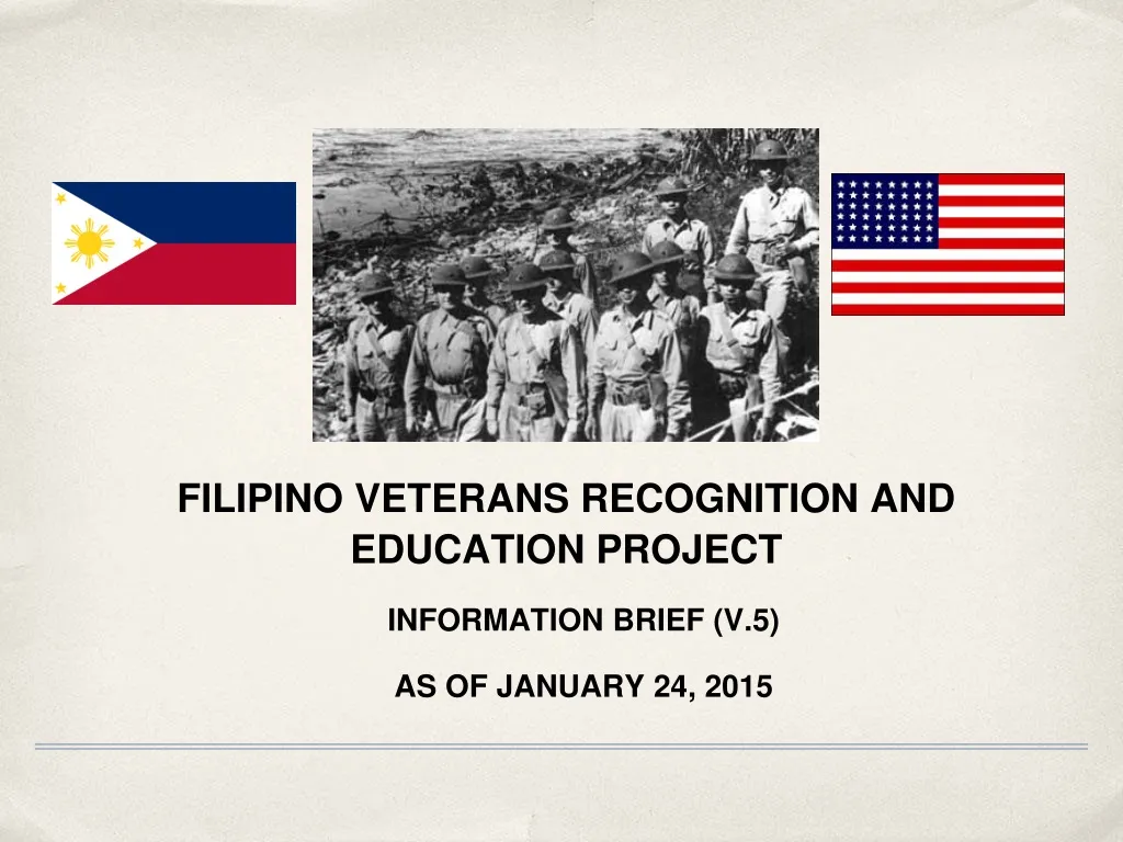 filipino veterans recognition and education project