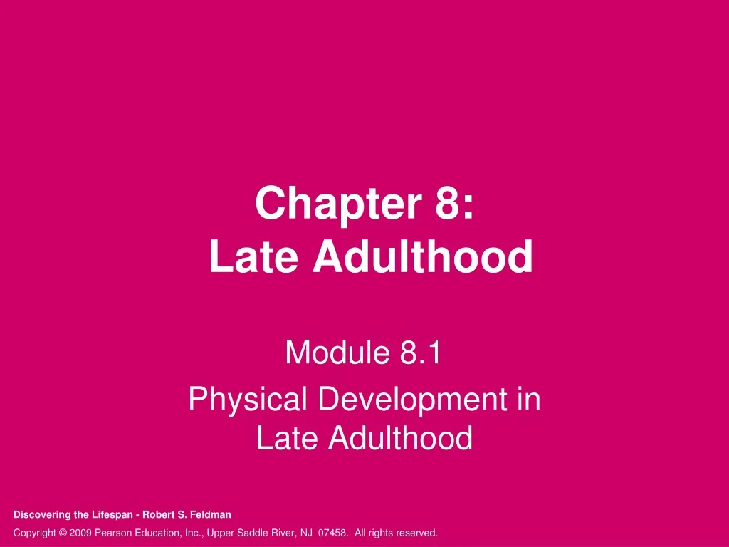chapter 8 late adulthood