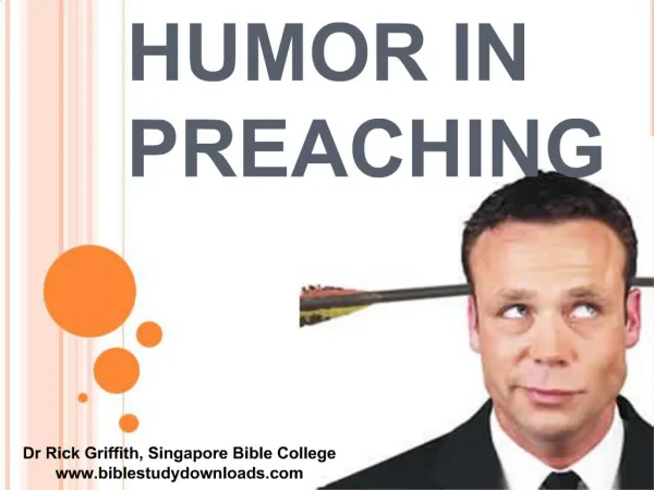 HUMOR IN PREACHING