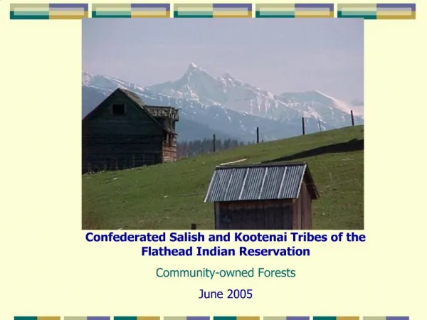 Confederated Salish And Kootenai Tribes Flathead Indian ...