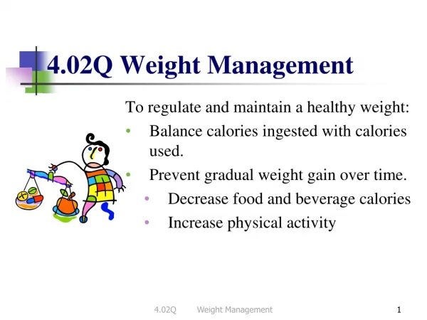 4.02Q Weight Management