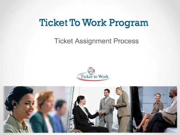 Ticket To Work Program