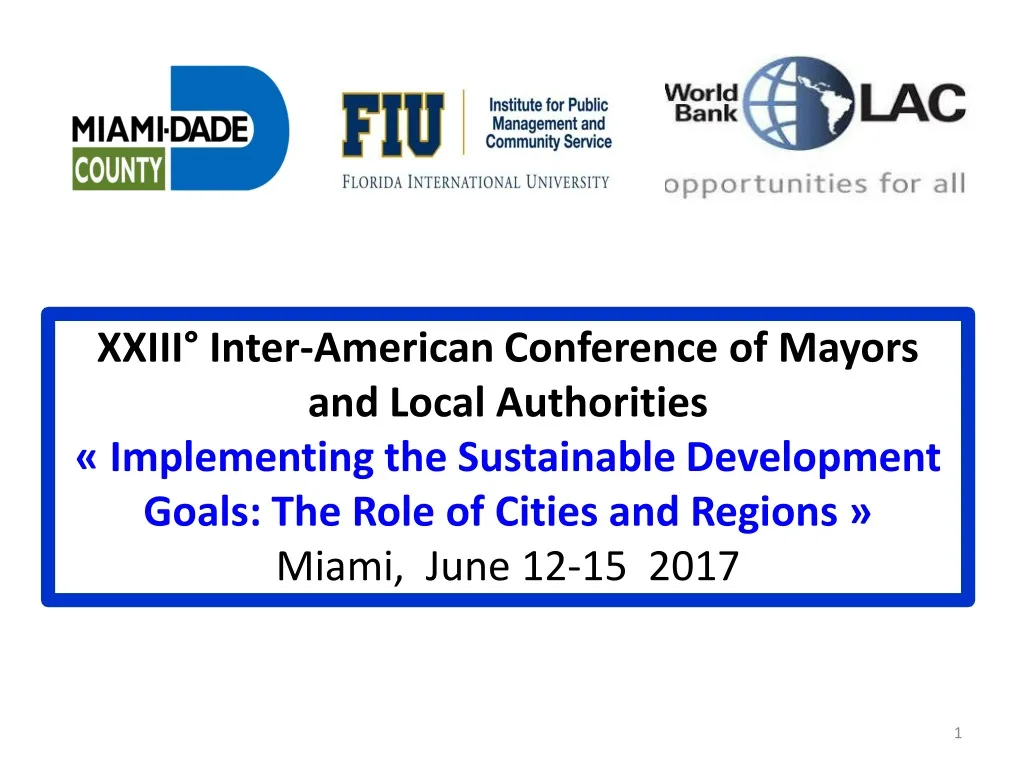 xxiii inter american conference of mayors