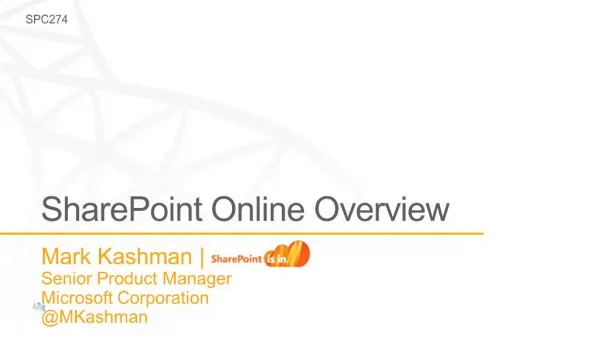 SharePoint Online Overview