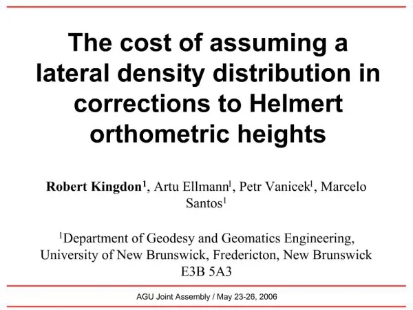 The cost of assuming a lateral density distribution in corrections to Helmert orthometric heights