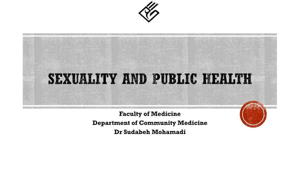 sexuality and public health