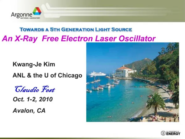 An X-Ray Free Electron Laser Oscillator