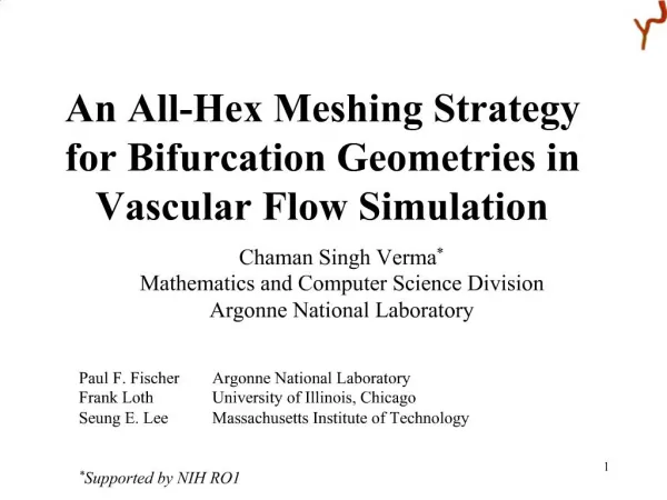 An All-Hex Meshing Strategy for Bifurcation Geometries in Vascular Flow Simulation